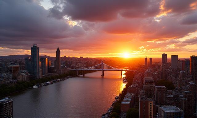 Modern skyline representing business success and exits